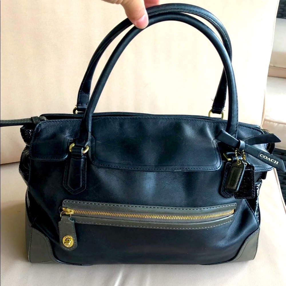 Leather Coach Bag